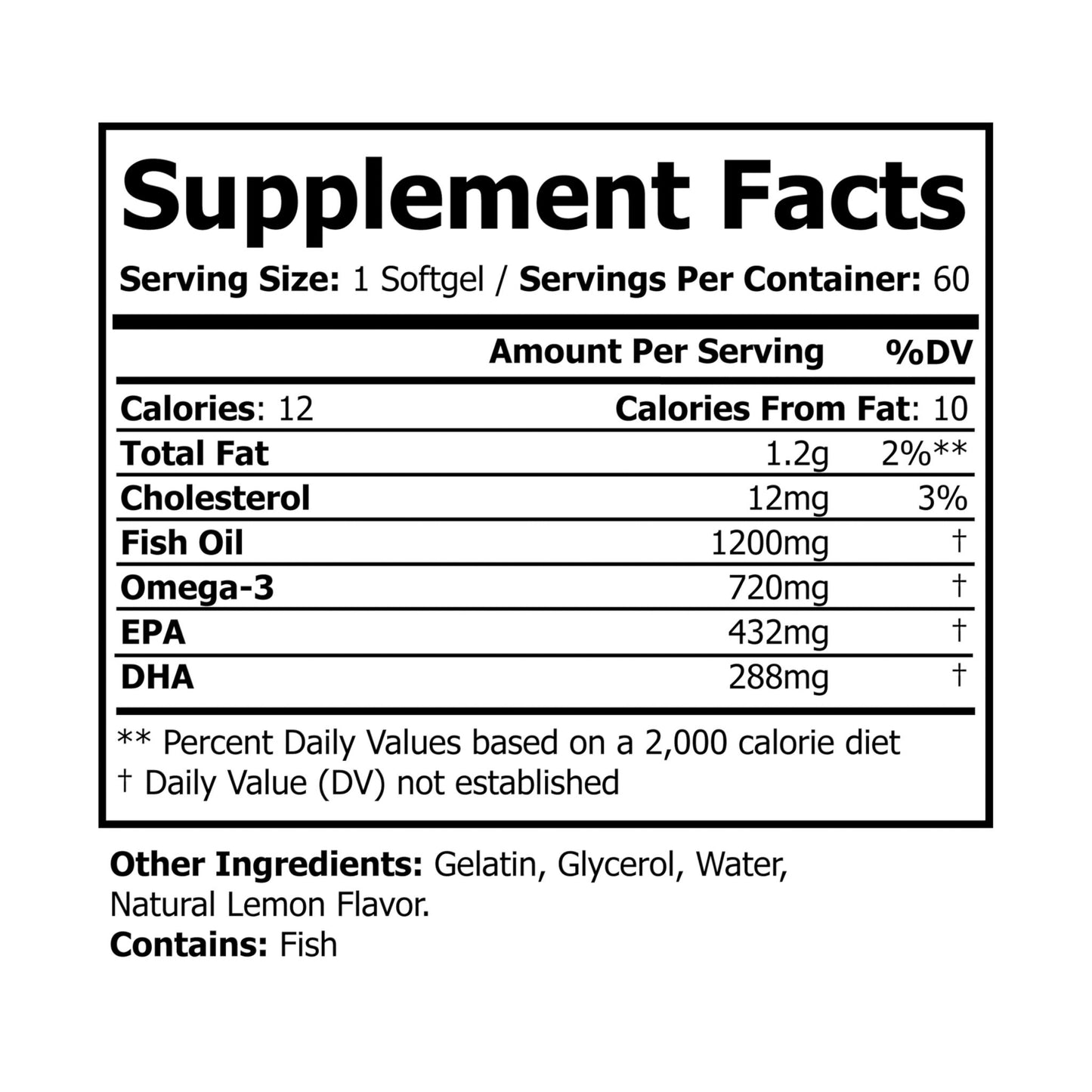 Nemo's Nectar - Omega 3 Fish Oil