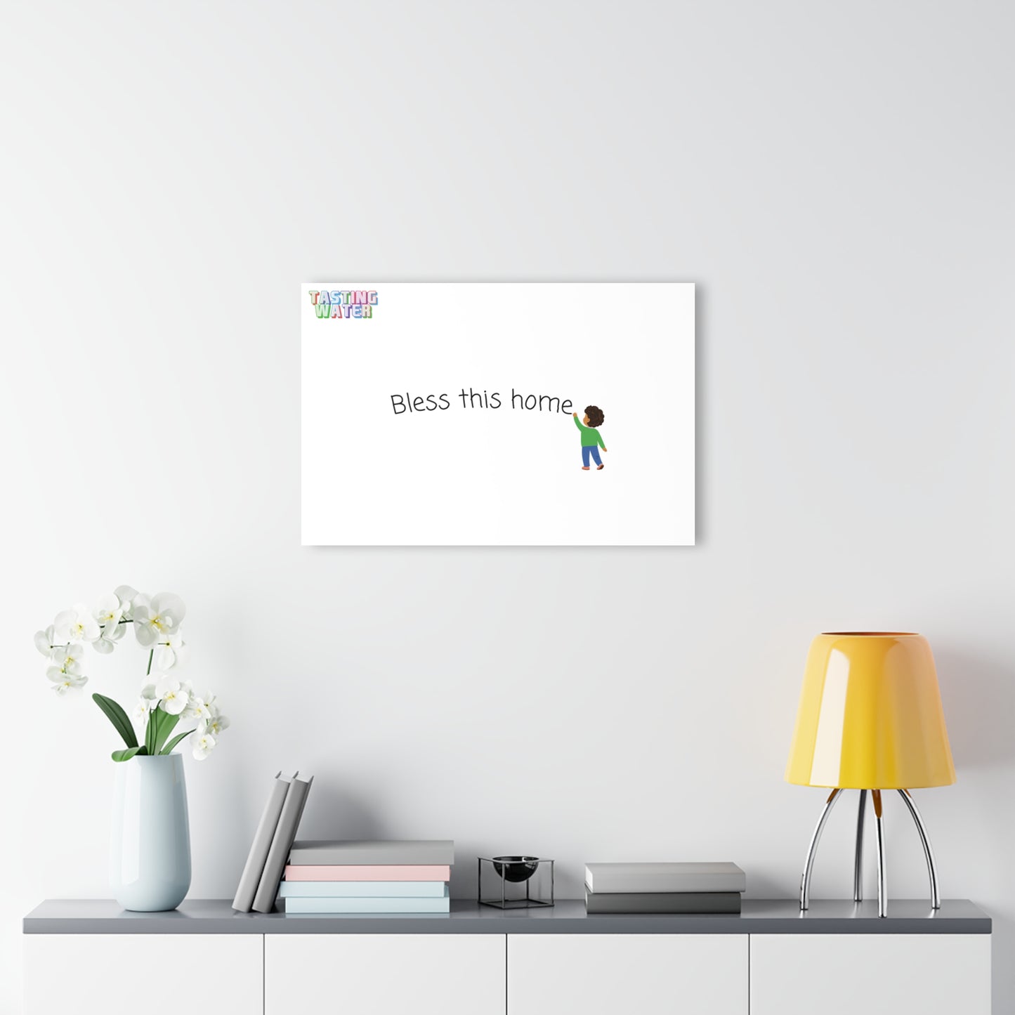 TastingWater "Bless this home" Acrylic Print