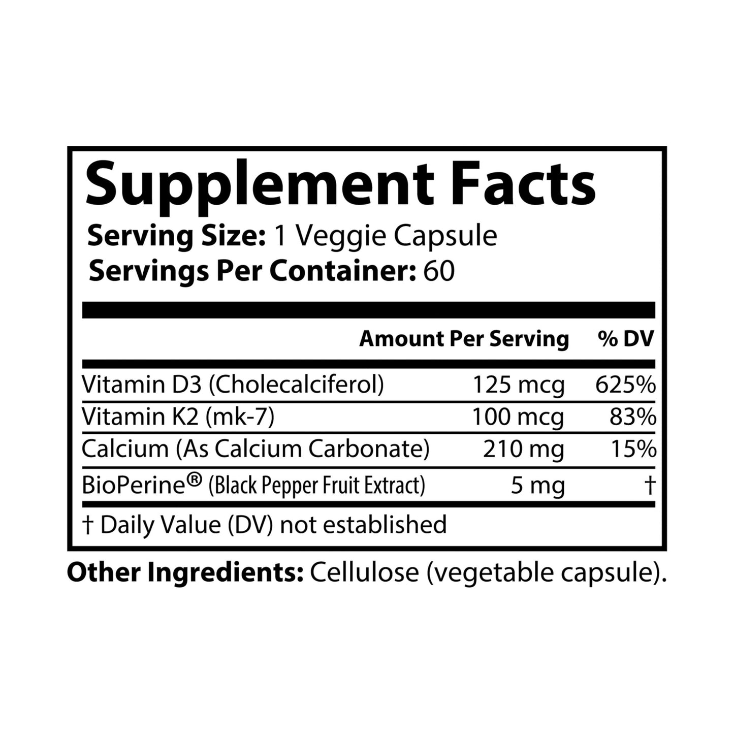 Dynamic Duo - Vitamin K2 + D3 Supplement