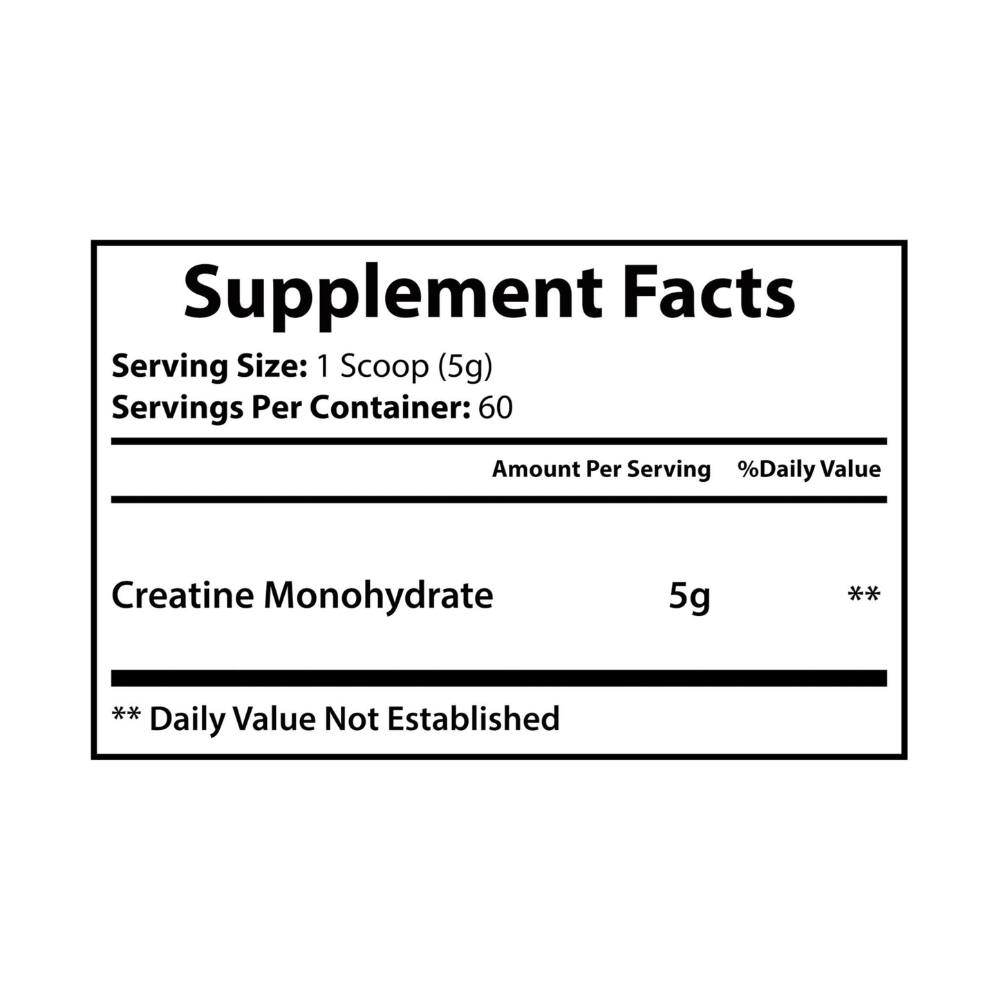 Strength Powder - Creatine Monohydrate (60 Servings)