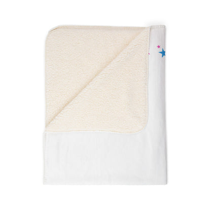 Escaping Stars Fleece Sherpa Blanket