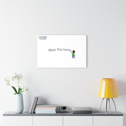 TastingWater "Bless this home" Acrylic Print