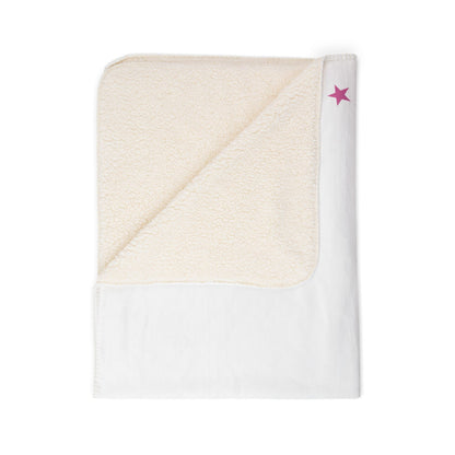 Escaping Stars Fleece Sherpa Blanket